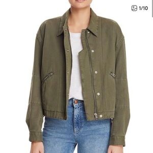 Rag & Bone Fleet Jacket Cotton Green